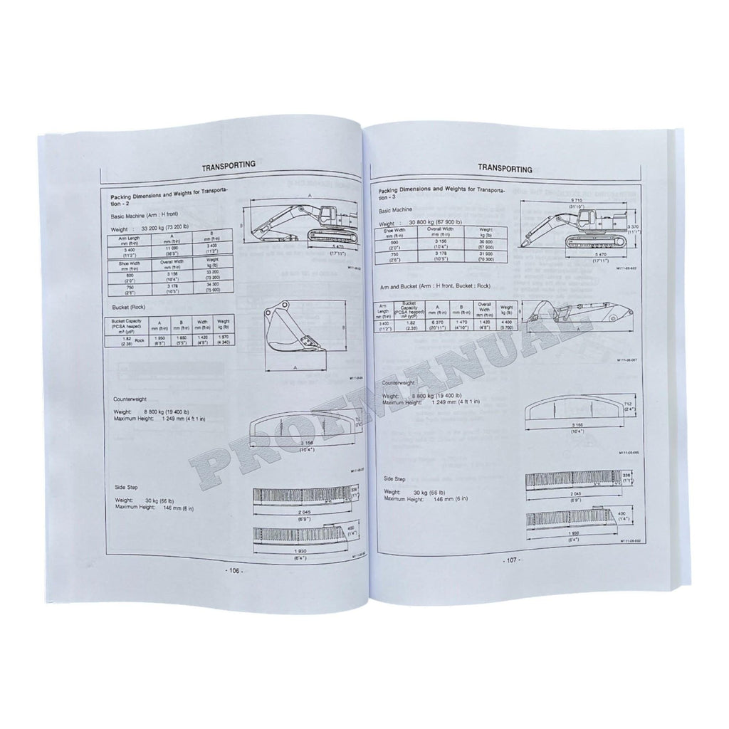 HITACHI EX400-3 EX400LC-3 EX400H-3 EX400LCH-3 EXCAVATOR OPERATORS MANUAL