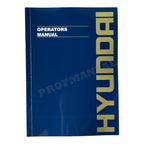 Manual de mantenimiento del operador de la excavadora sobre cadenas Hyundai R55-7
