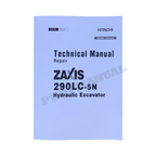 HITACHI ZAXIS 290LC-5N EXCAVATOR REPAIR SERVICE MANUAL