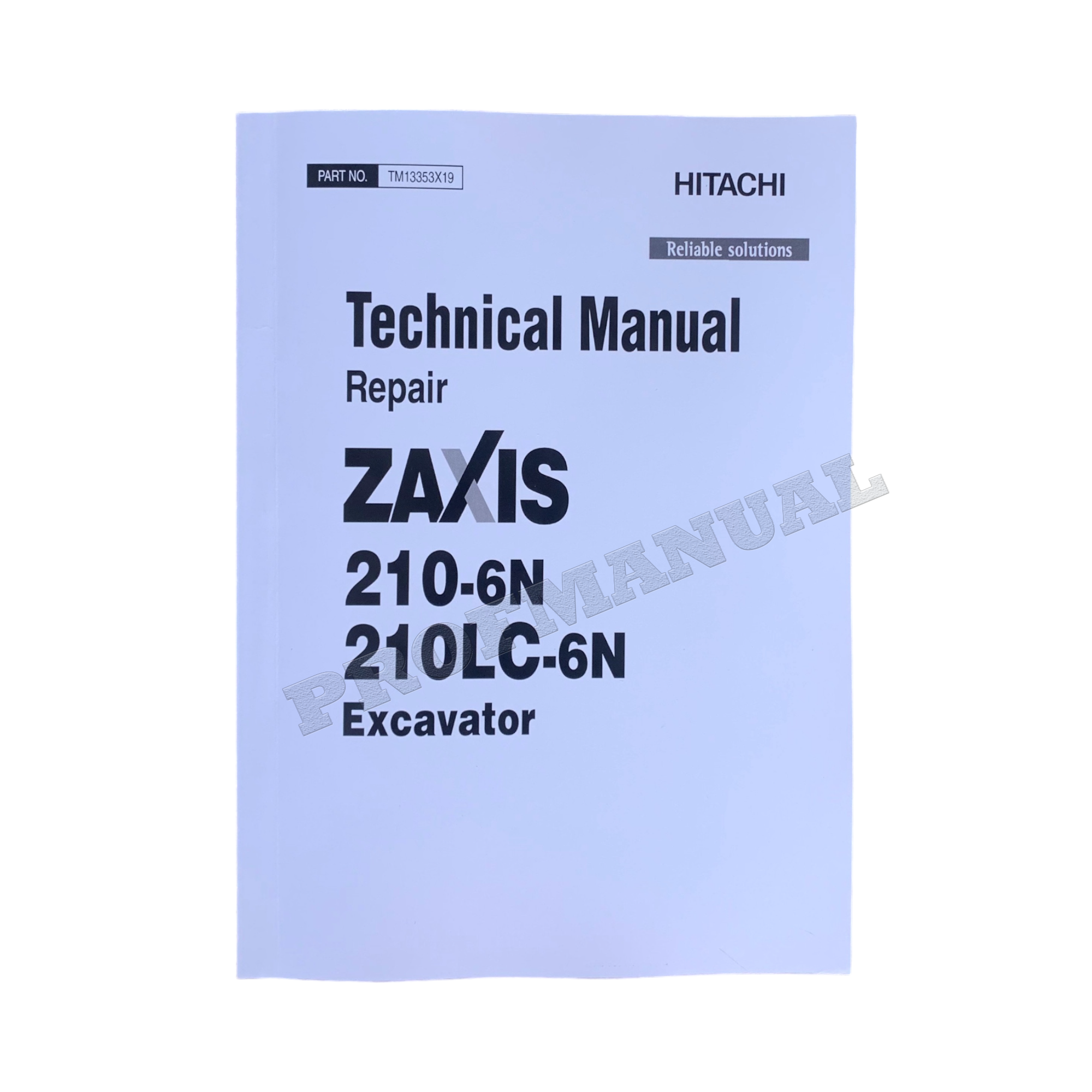 HITACHI ZAXIS 210-6N 210LC-6N EXCAVATOR REPAIR SERVICE MANUAL + !BONUS!