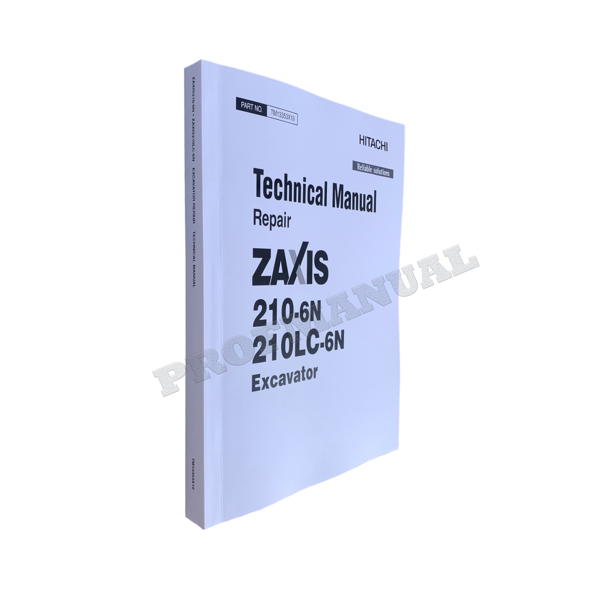 HITACHI ZAXIS 210-6N 210LC-6N EXCAVATOR REPAIR SERVICE MANUAL + !BONUS!