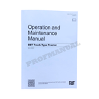 Manual de mantenimiento del operador del tractor de cadenas Caterpillar D8T serie J8B1-UP KPZ1-UP