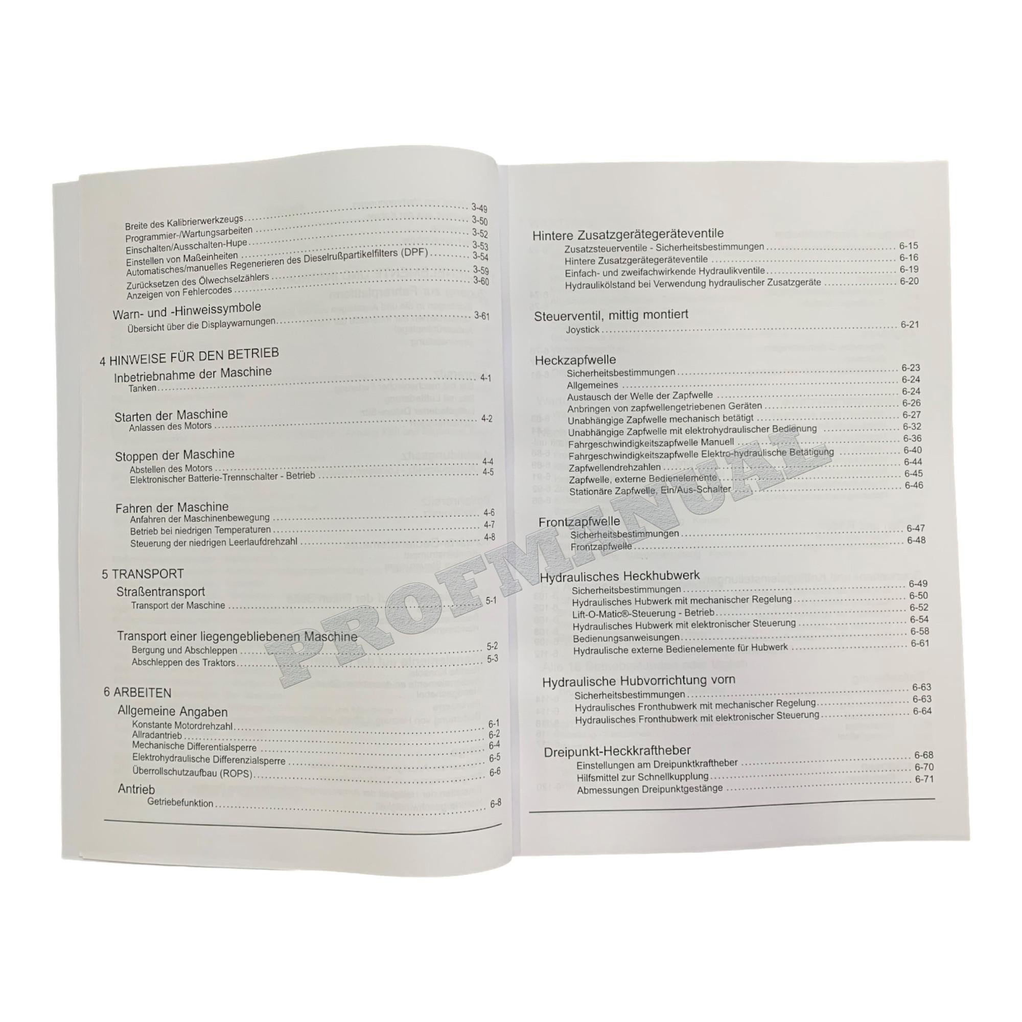 New Holland T5.75 T5.85 T5.95 T5.105 T5.115  traktor betriebsanleitung