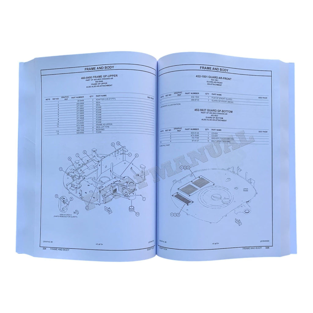 Caterpillar Cat 305E2 Mini Hydraulic Excavator Parts Catalog Manual
