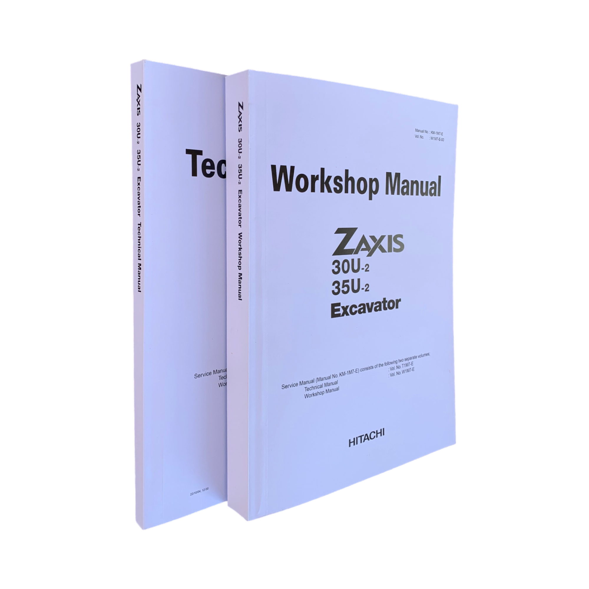 HITACHI ZAXIS 30U-2 ZX 35U-2 EXCAVATOR SERVICE 2 MANUAL FULL SET DIAGRAM