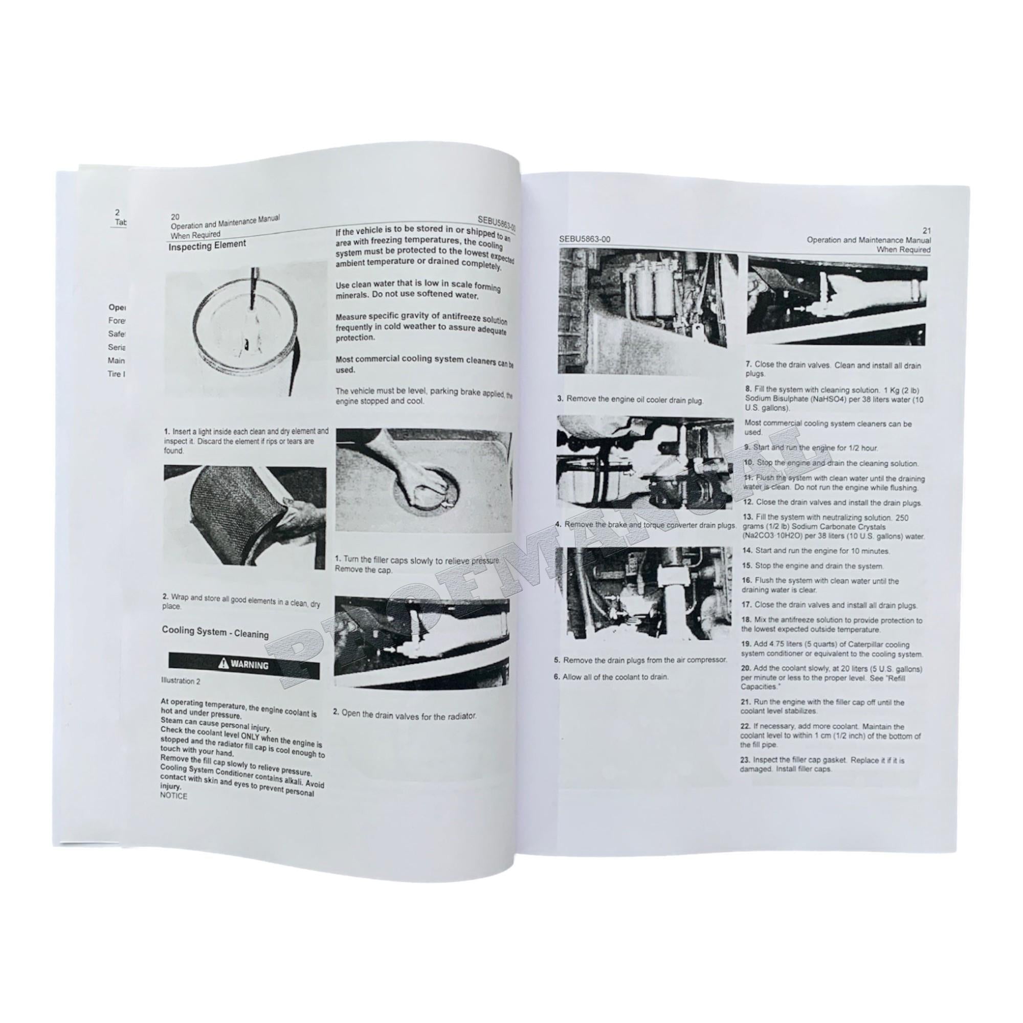 Caterpillar Cat 768C Trac 769C Truck Maintenance Manual