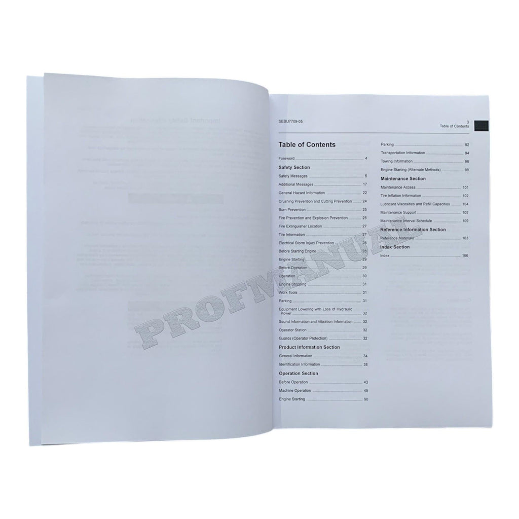 Caterpillar TH580B Telehandler Operators Maintenance Manual