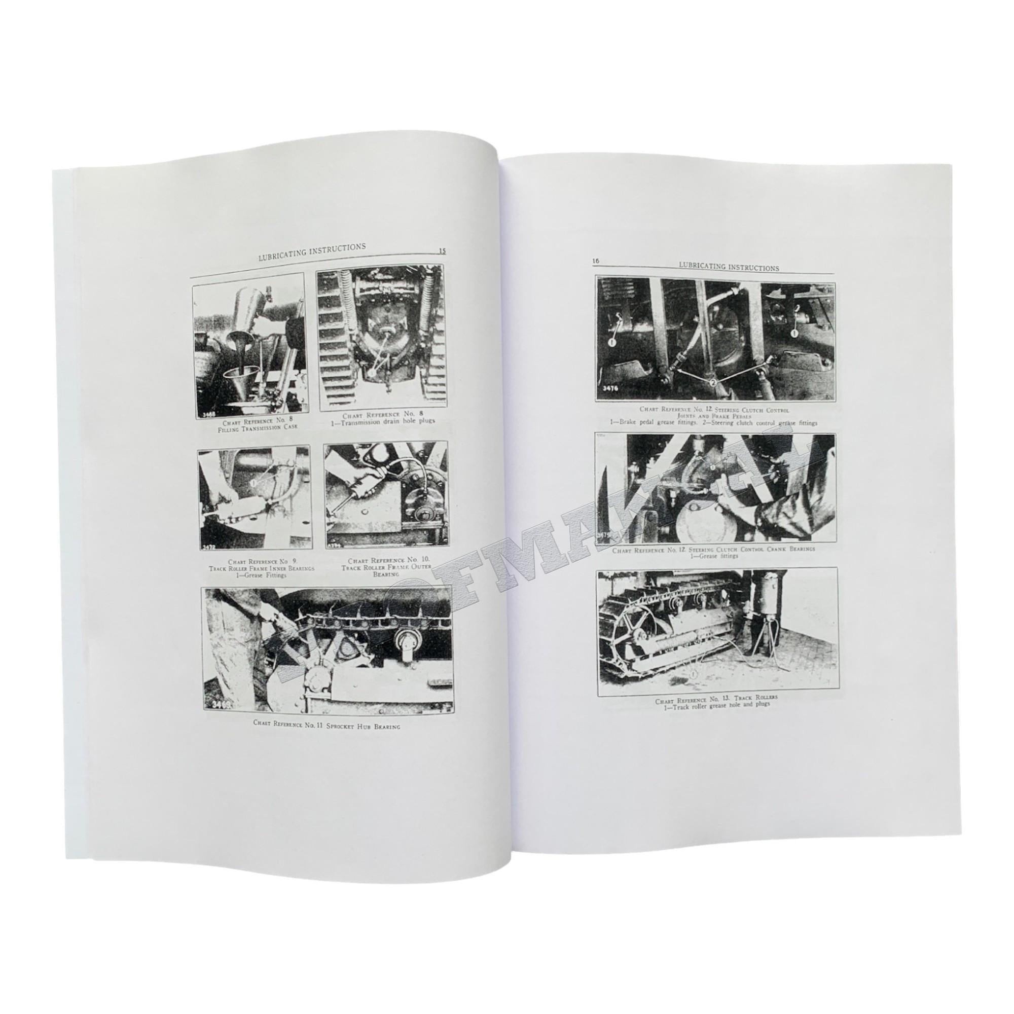 Caterpillar Thirty Tractor Operators Maintenance Manual
