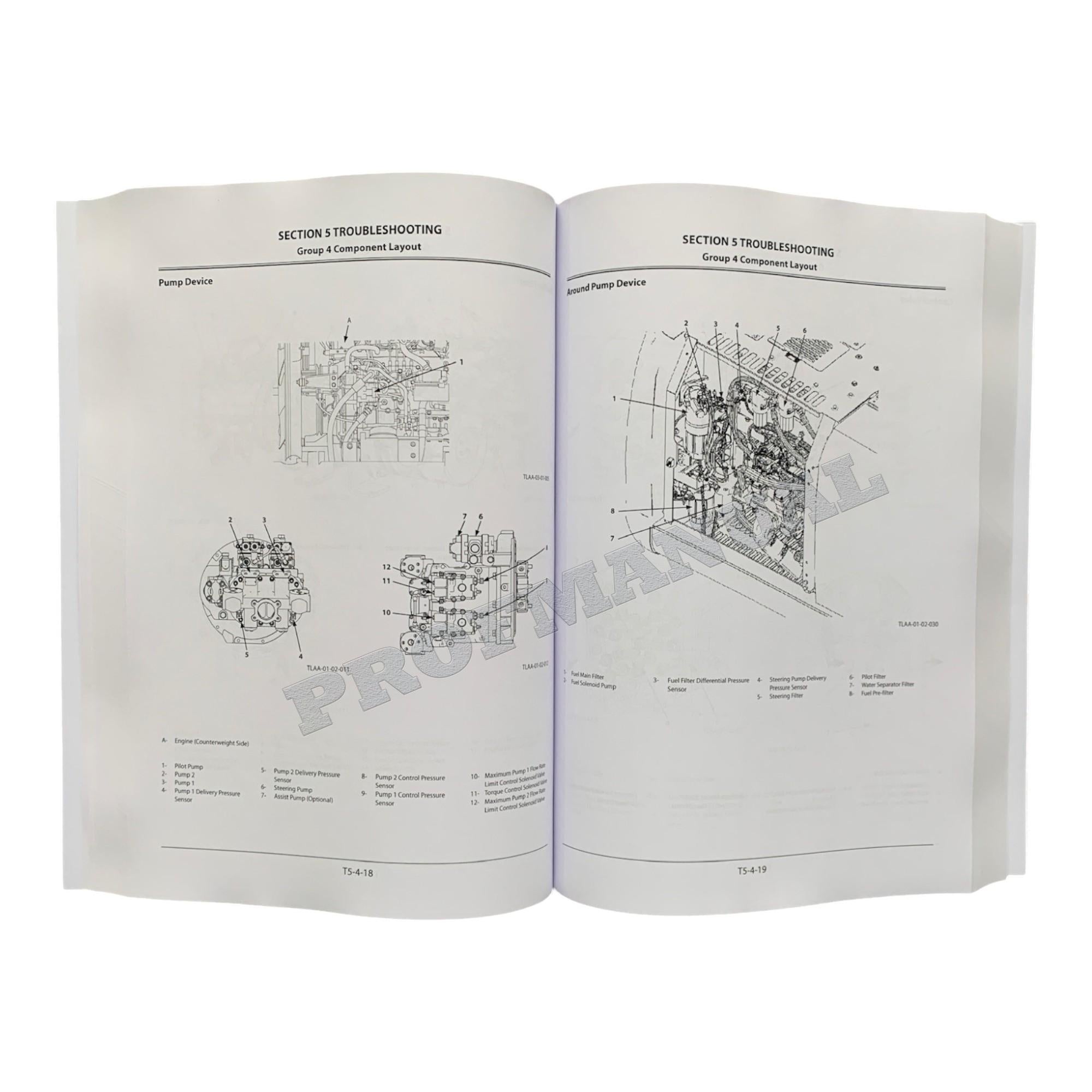 HITACHI ZAXIS ZX140W-5B Excavator Troubleshooting +Schematic Technical Manual