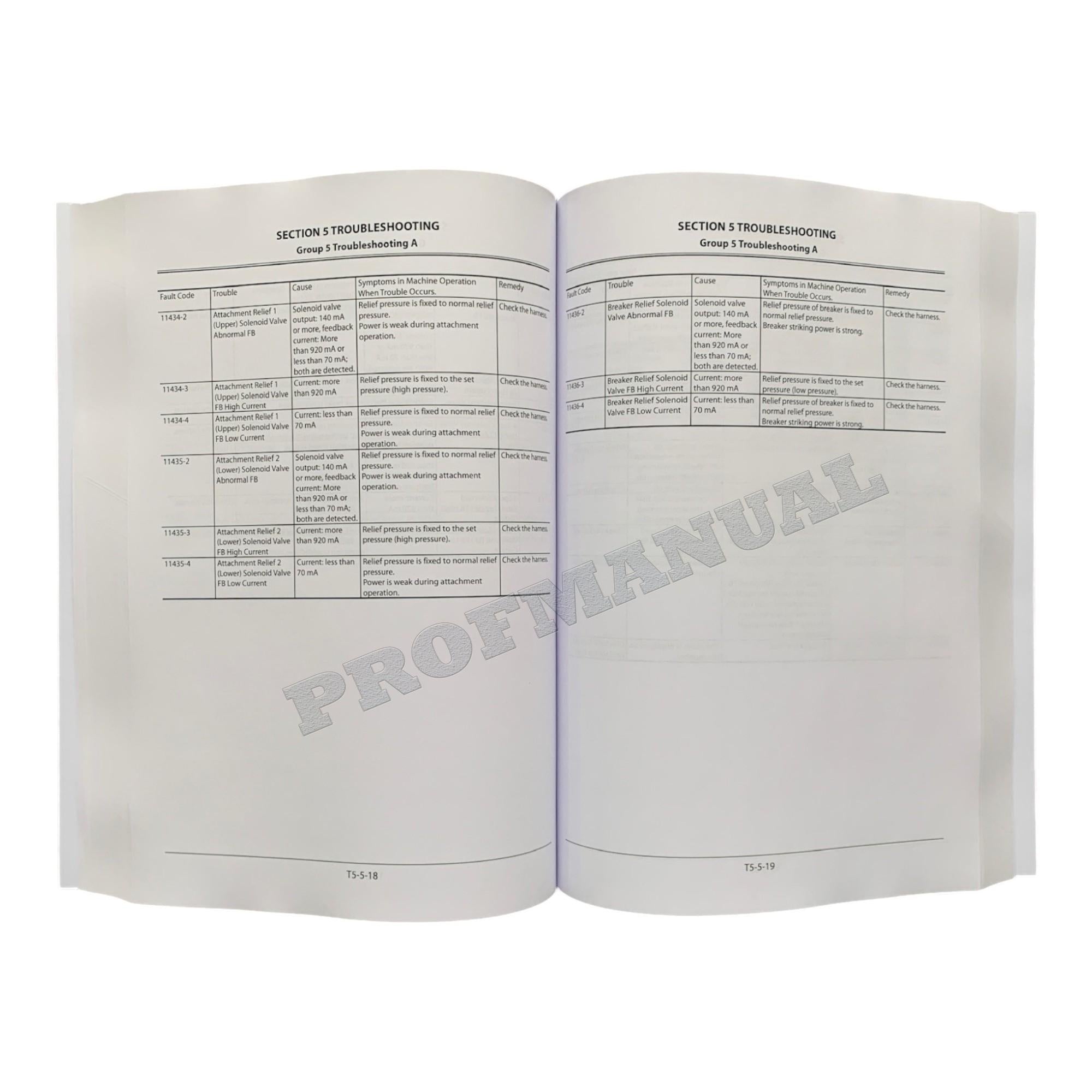 HITACHI ZAXIS ZX140W-5B Excavator Troubleshooting +Schematic Technical Manual