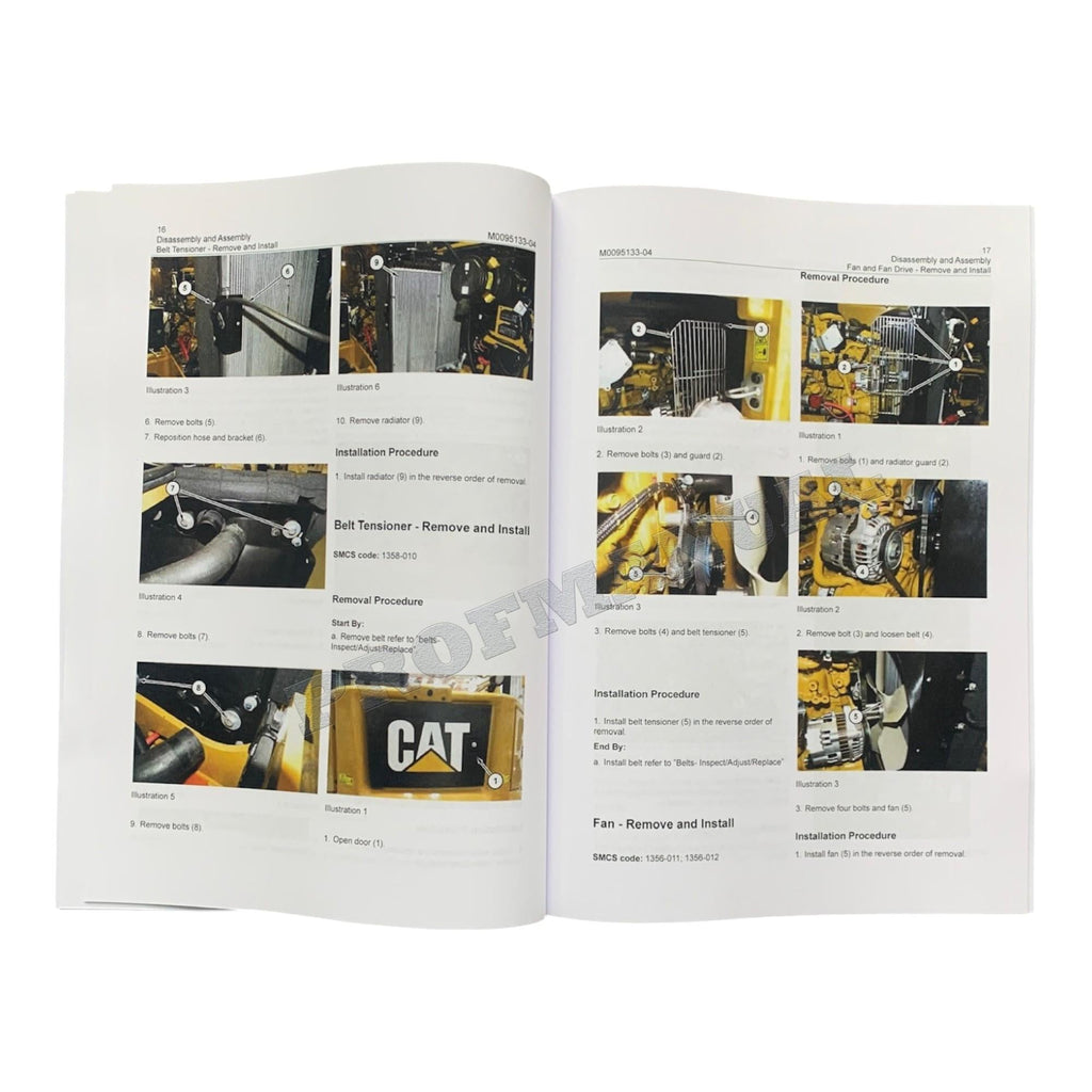 Caterpillar 308.5 309 310 Excavator Engine Supplement Service Manual DisassAssem