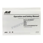 JLG 400S 460SJ Boom Lift Maintenance Operation Operators Manual 3121216
