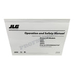 JLG 400S 460SJ Boom Lift Maintenance Operation Operators Manual 3121216