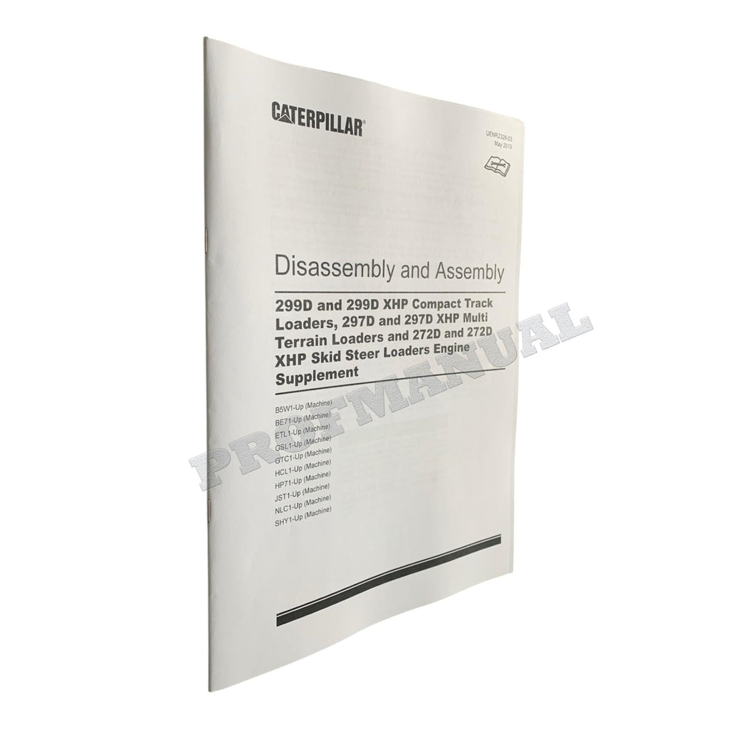 Caterpillar 299D 299D XHP 297D Loader Engine Suppl Service Manual Disassem Assem