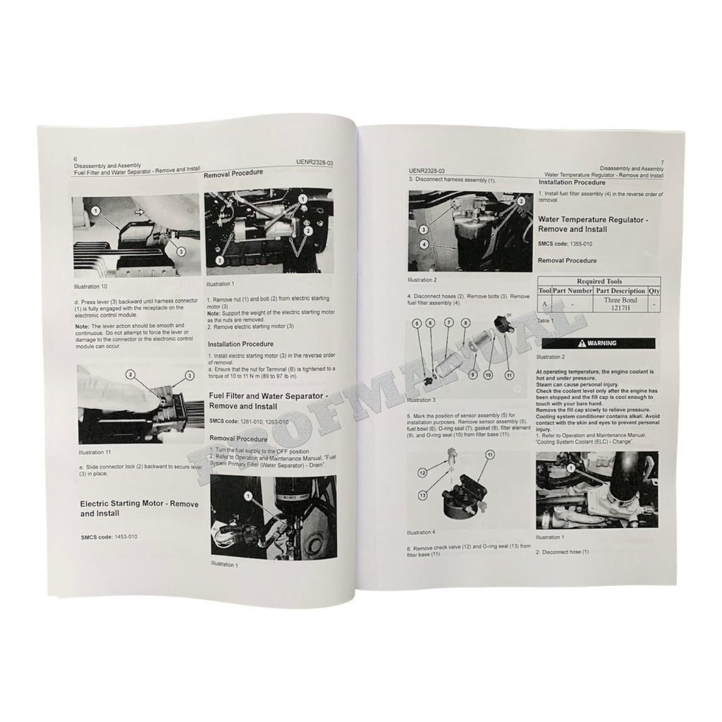 Caterpillar 299D 299D XHP 297D Loader Engine Suppl Service Manual Disassem Assem