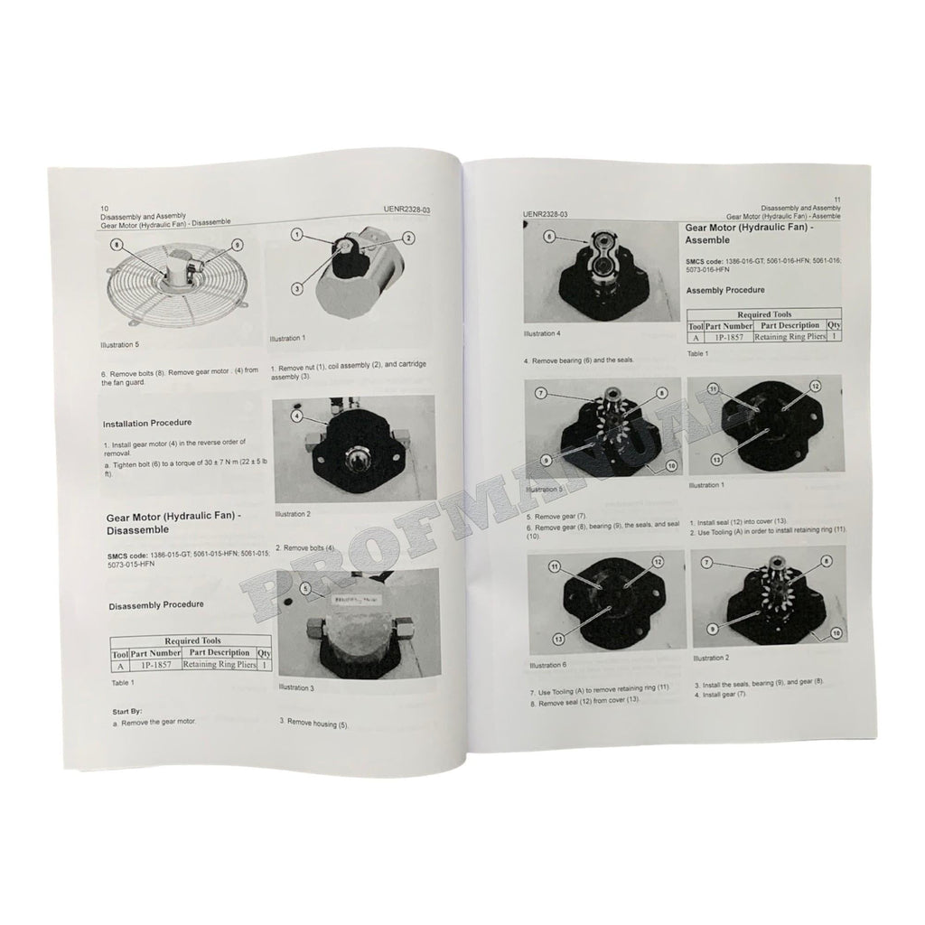 Caterpillar 272D 272D XHP Loader Engine Suppl Service Manual Disassem Assem
