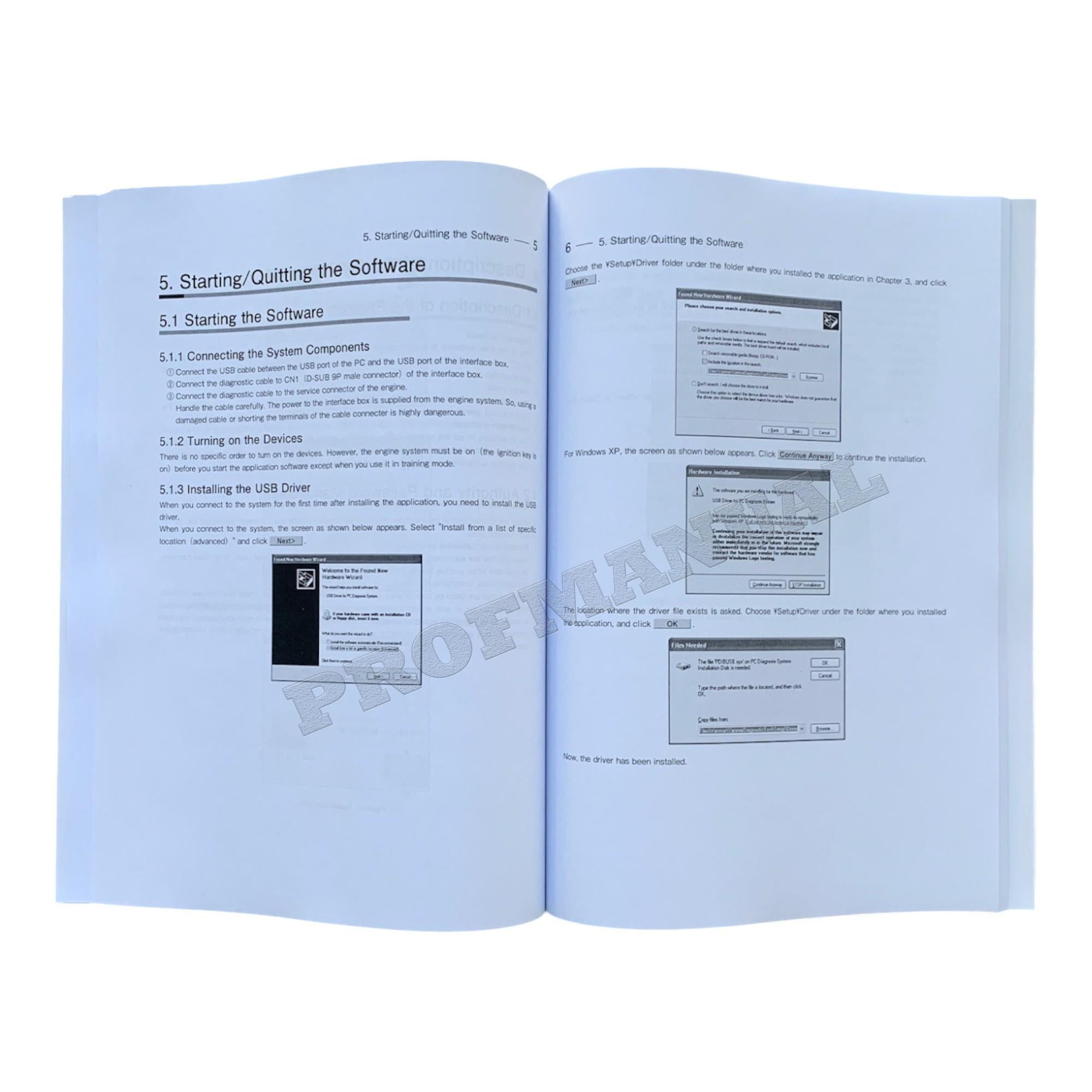 Hyundai YANMAR 3TNV84T-Z 4TNV84T-Z 4TNV98T-Z ENGINE  Electronic Control Manual