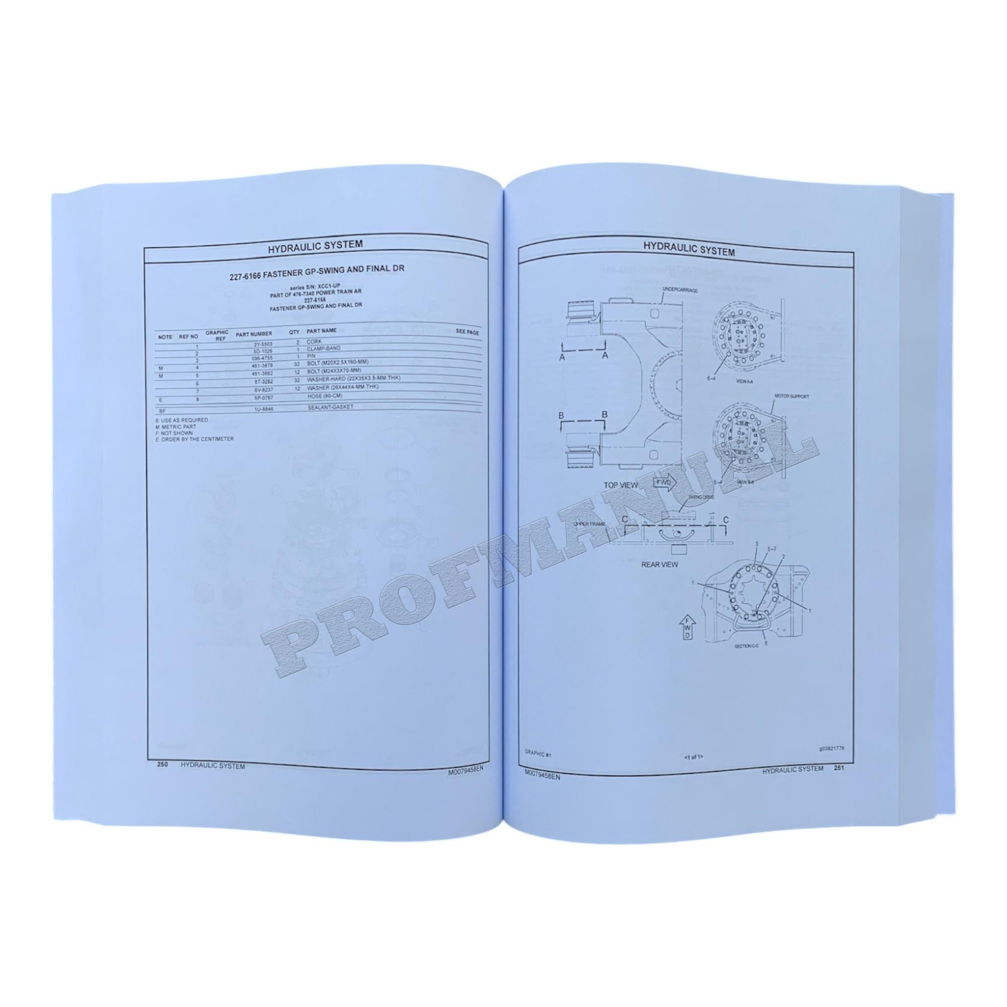 Caterpillar Cat 320D2 L Excavator Parts Catalog Manual