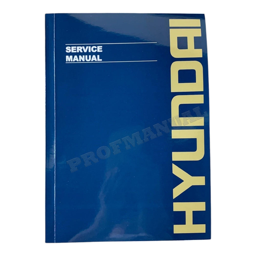 Manual de servicio y reparación de tapa dura de la excavadora sobre cadenas Hyundai R290LC-3