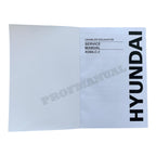 Manual de servicio y reparación de tapa dura de la excavadora sobre cadenas Hyundai R290LC-3