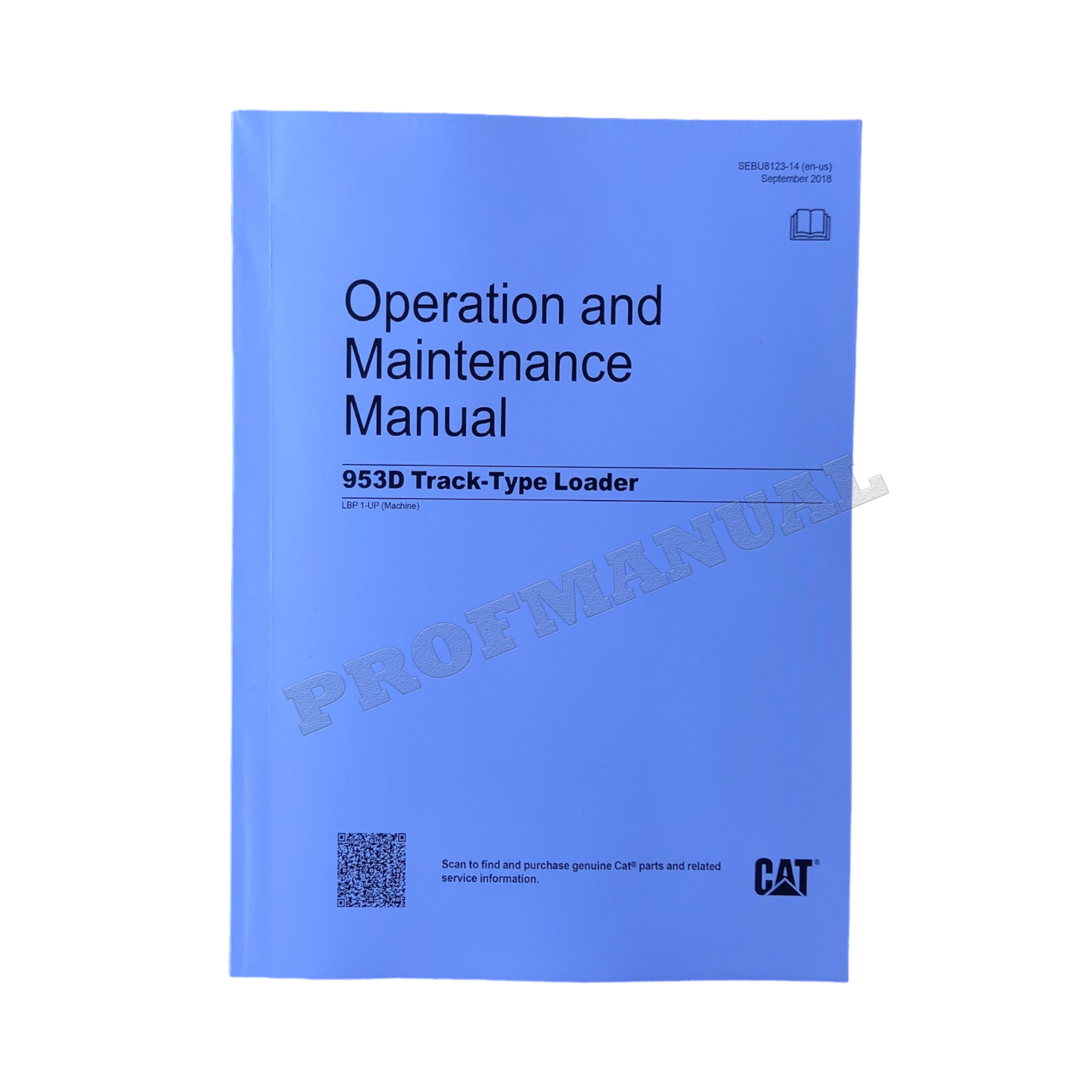 Manual de mantenimiento del operador del cargador de cadenas Caterpillar 953D