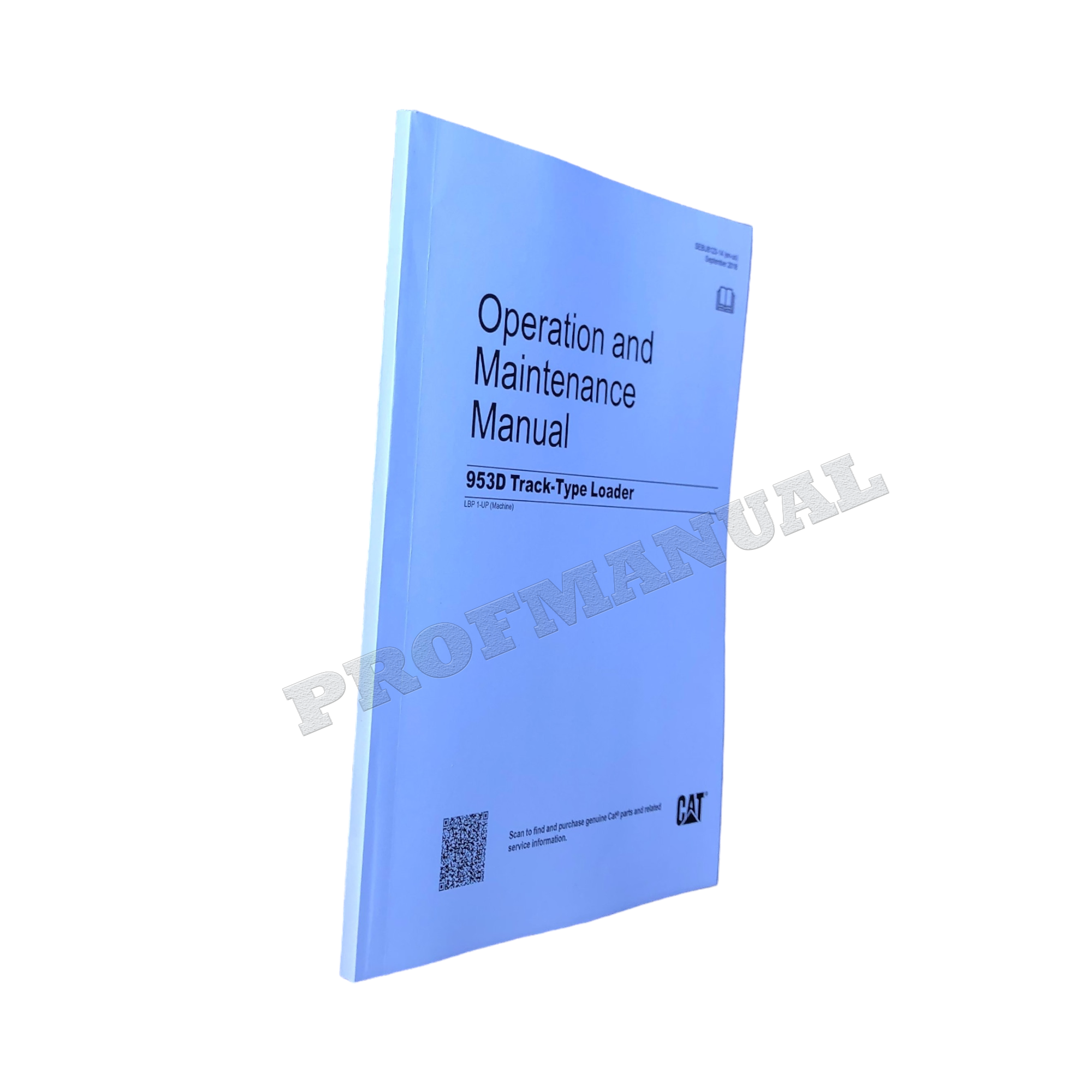 Manual de mantenimiento del operador del cargador de cadenas Caterpillar 953D