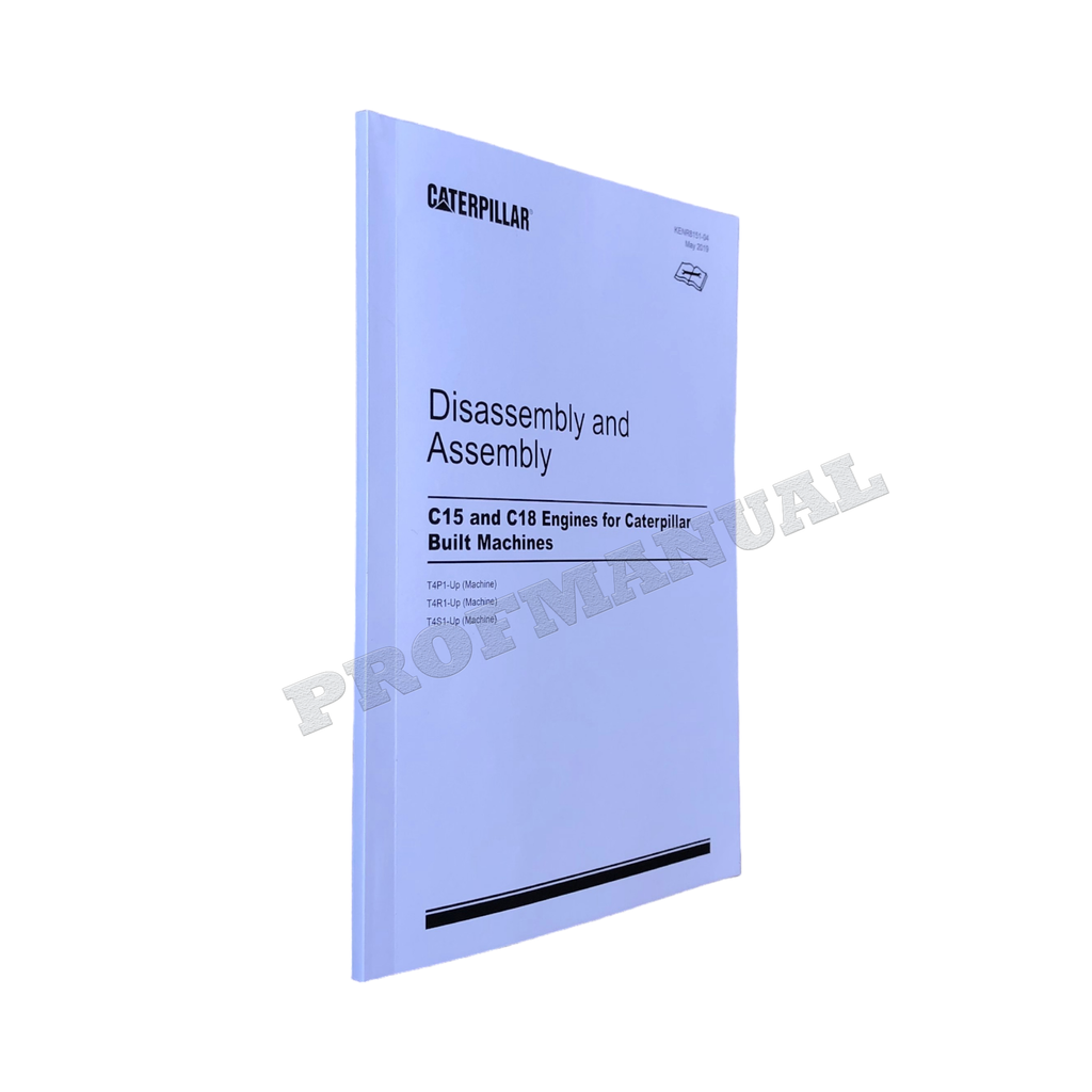 Caterpillar Cat C15 C18 ENGINE Disassembly Assembly Service Manual KENR8151