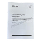 Caterpillar 312C Excavator 3064 Engine Supplement Disassembly Assembly Manual