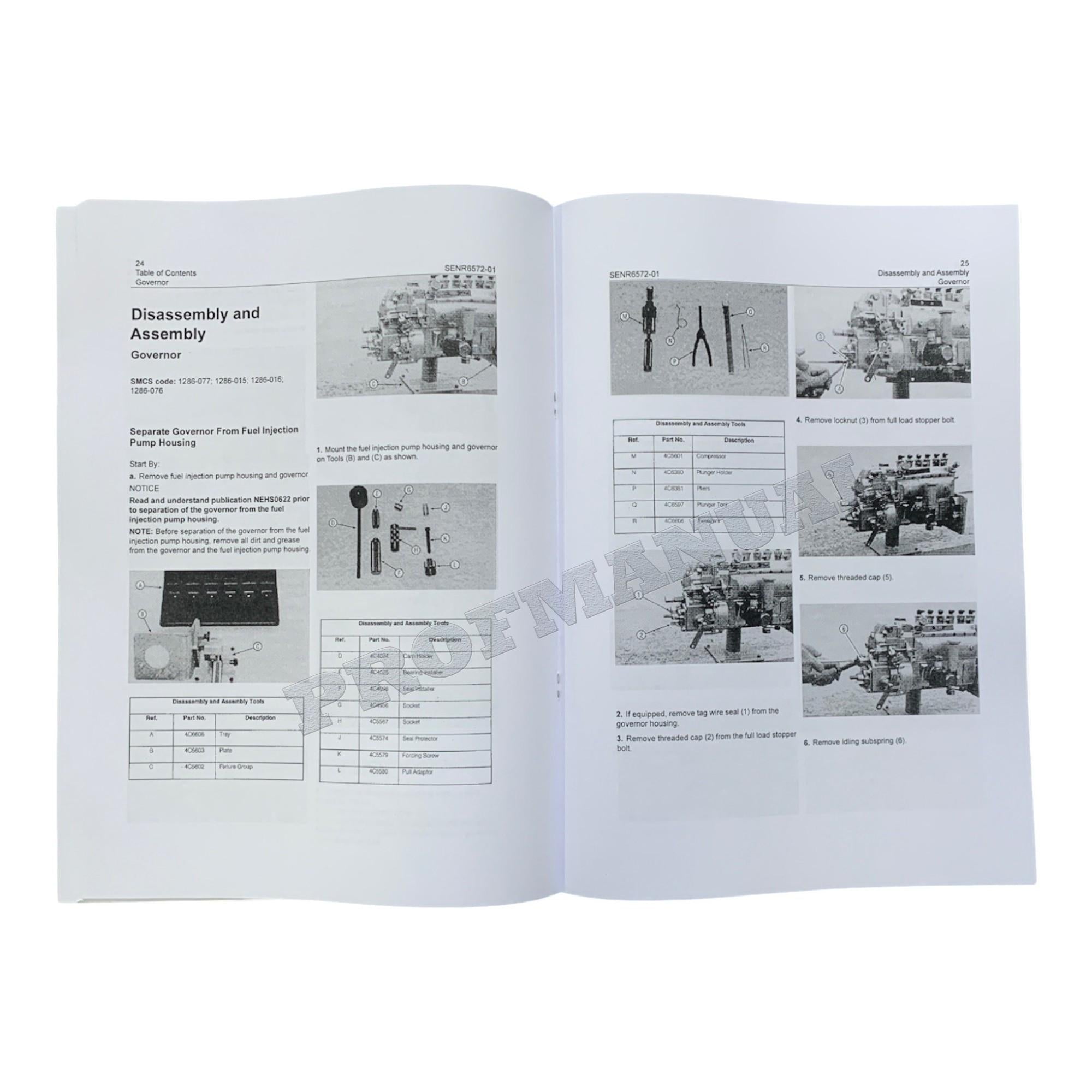 Caterpillar Cat ZEXEL FUEL SYSTEM Disassembly Assembly Manual