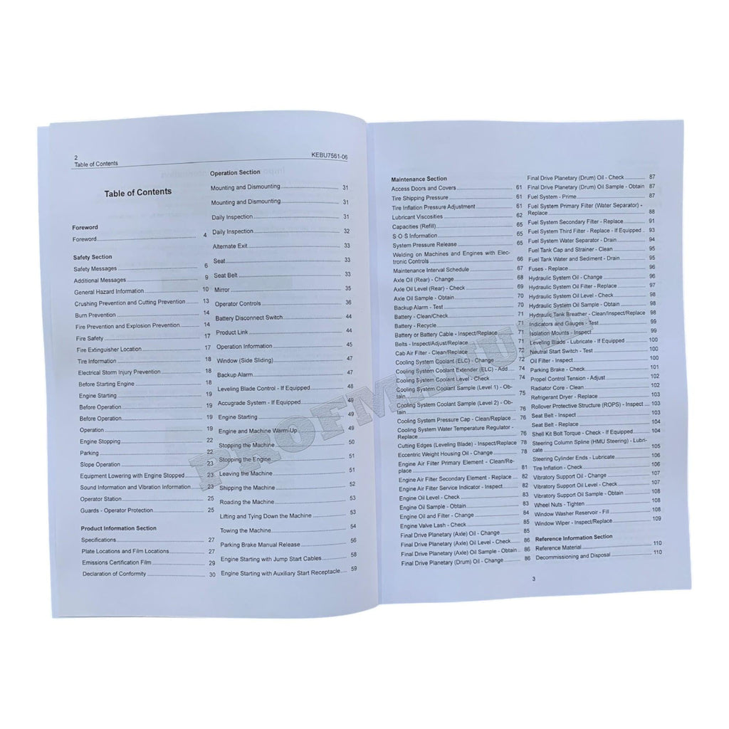 Caterpillar CP44 CS44 Vibratory Soil Compactor Operators Maintenance Manual