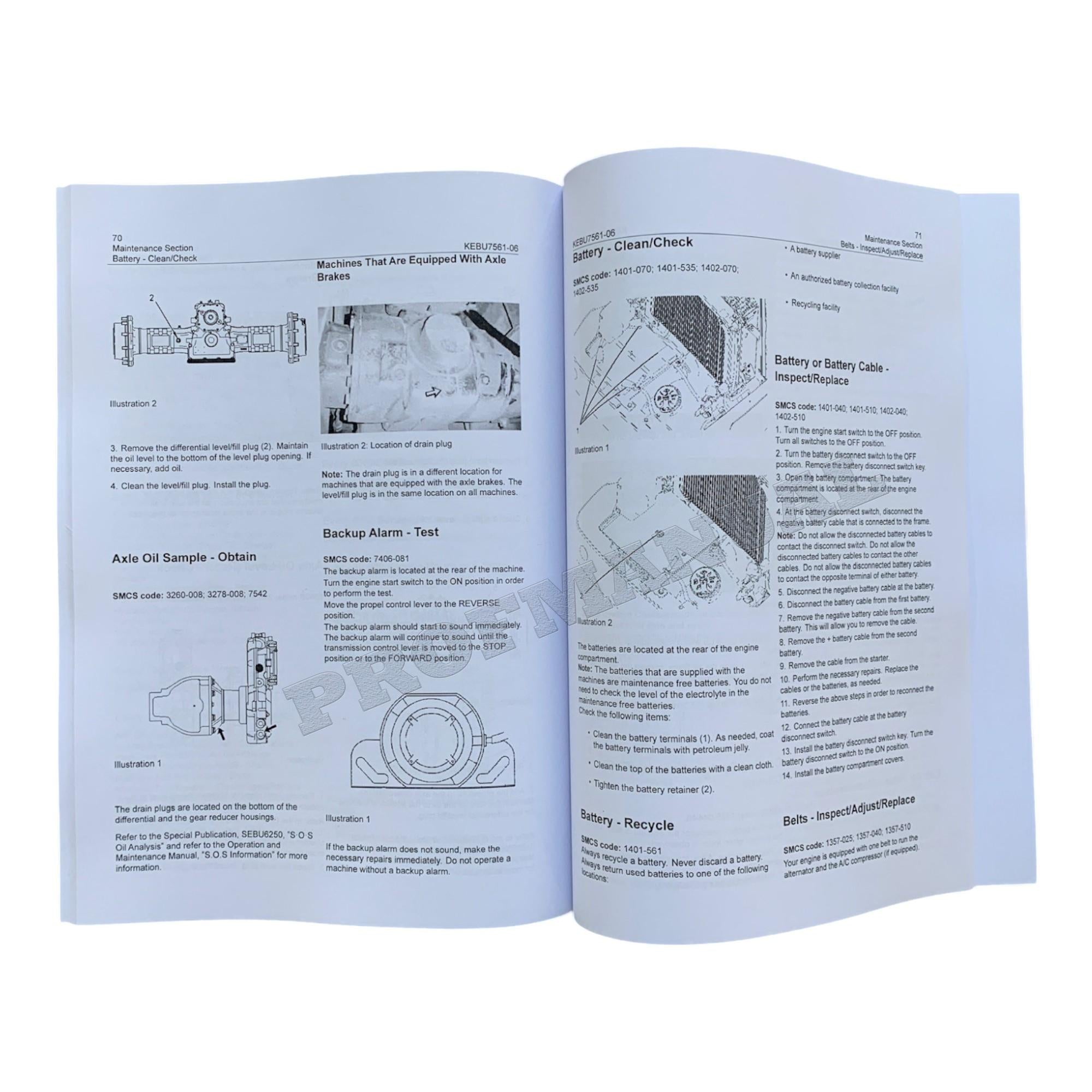 Manual de mantenimiento del operador del compactador de suelo vibratorio Caterpillar CP44 CS44