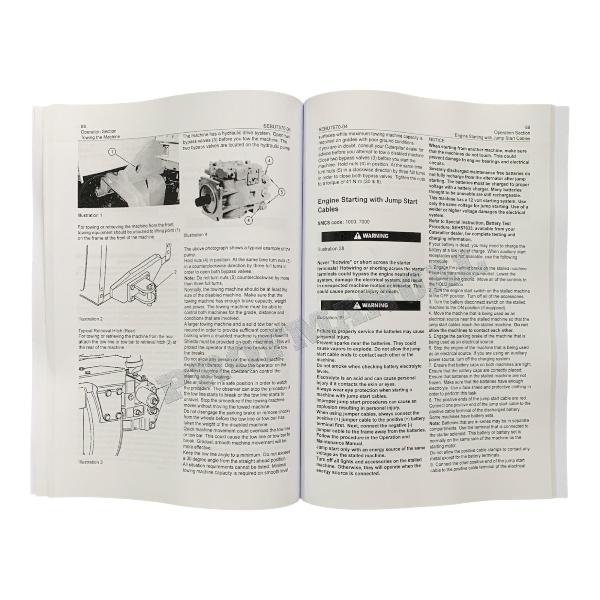 Caterpillar TH210 TH215 Telehandler Operators Maintenance Manual