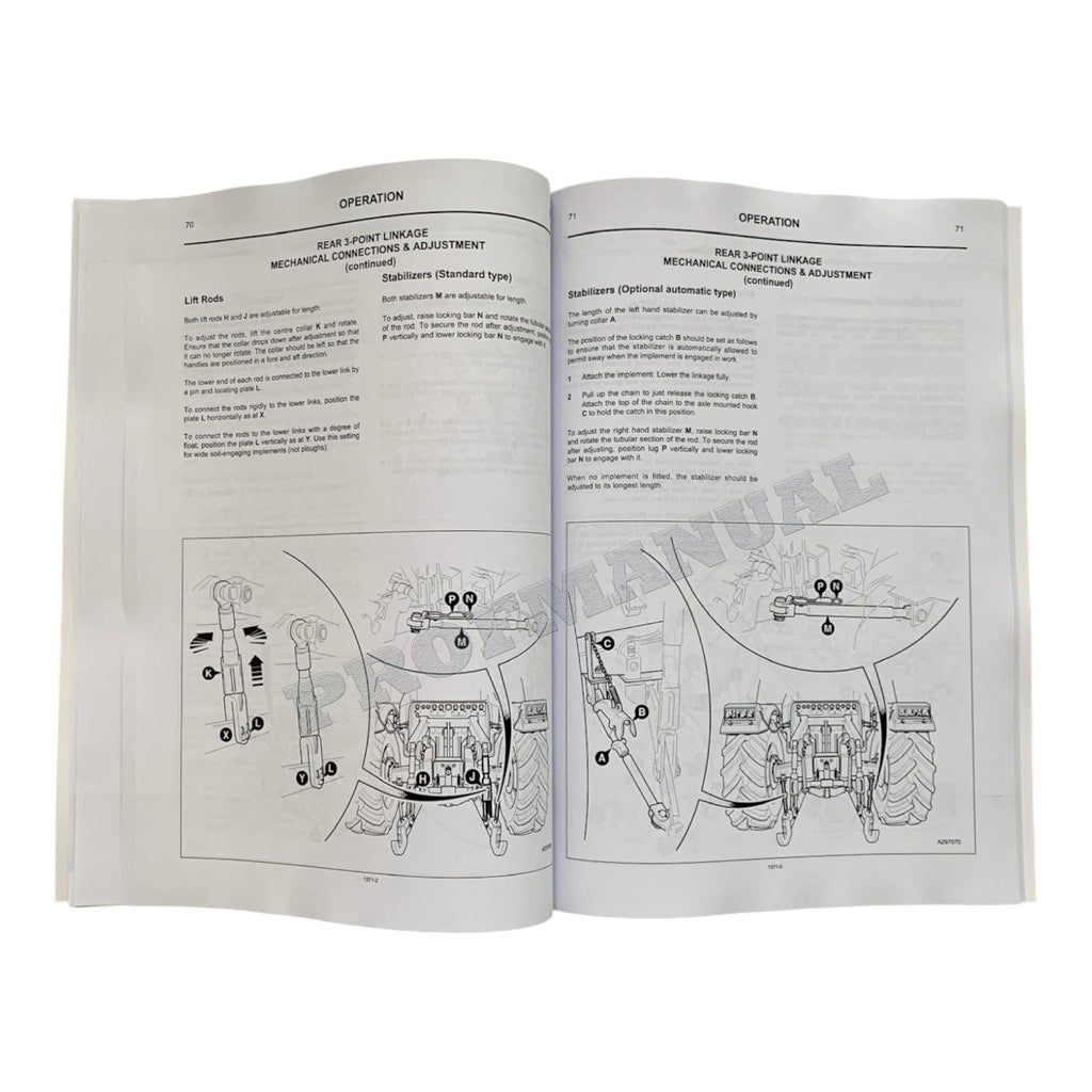 JCB 3155 3185 FASTRAC Operators Manual 1371