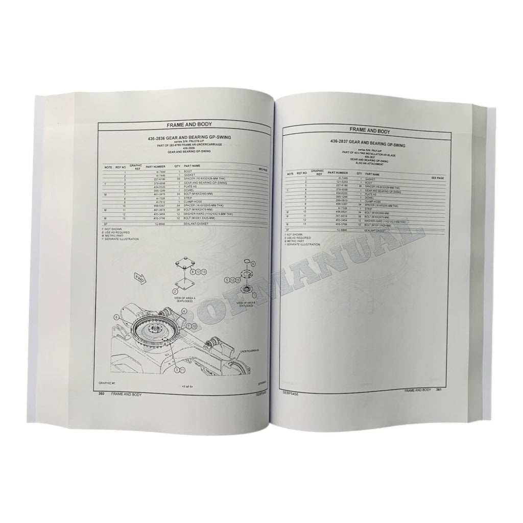 Caterpillar Cat 311D LRR Excavator Parts Catalog Manual ser PNJ1-Up JKH1-Up