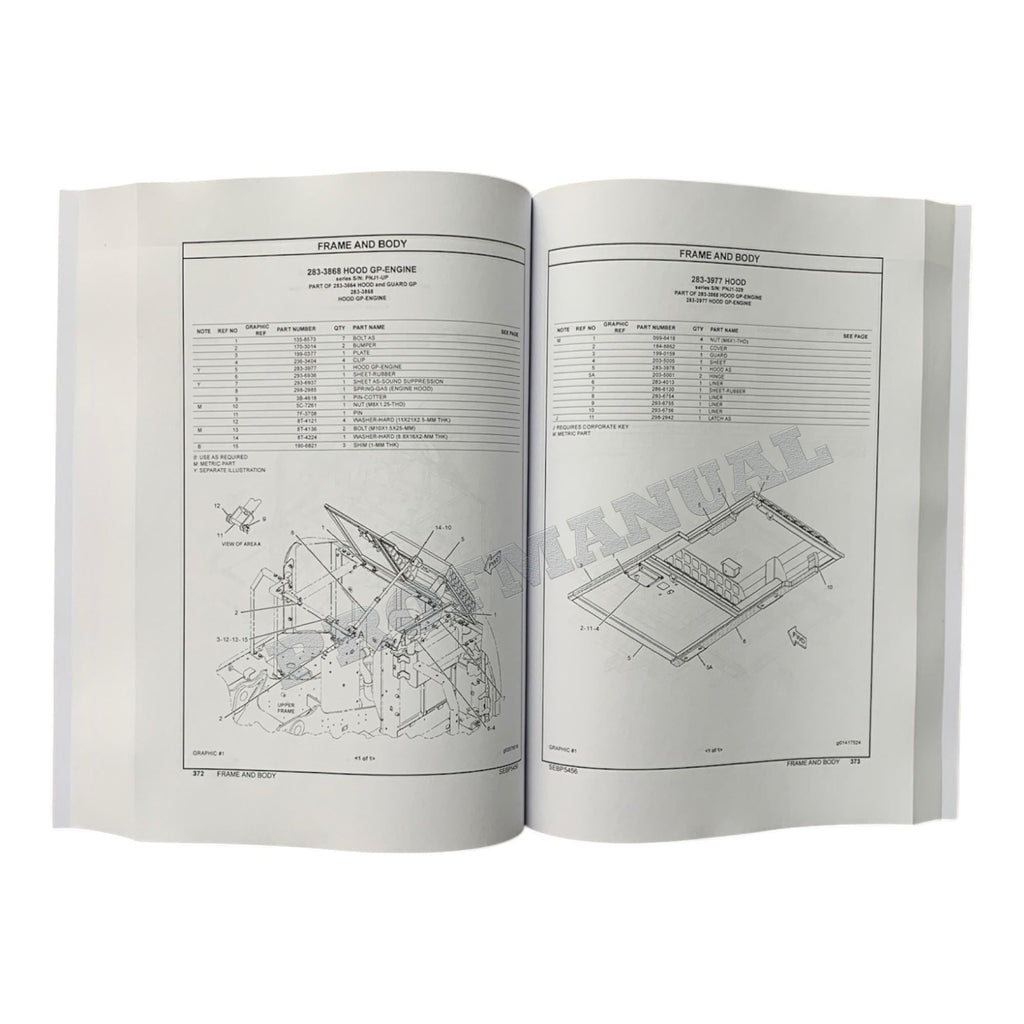Caterpillar Cat 311D LRR Excavator Parts Catalog Manual ser PNJ1-Up JKH1-Up