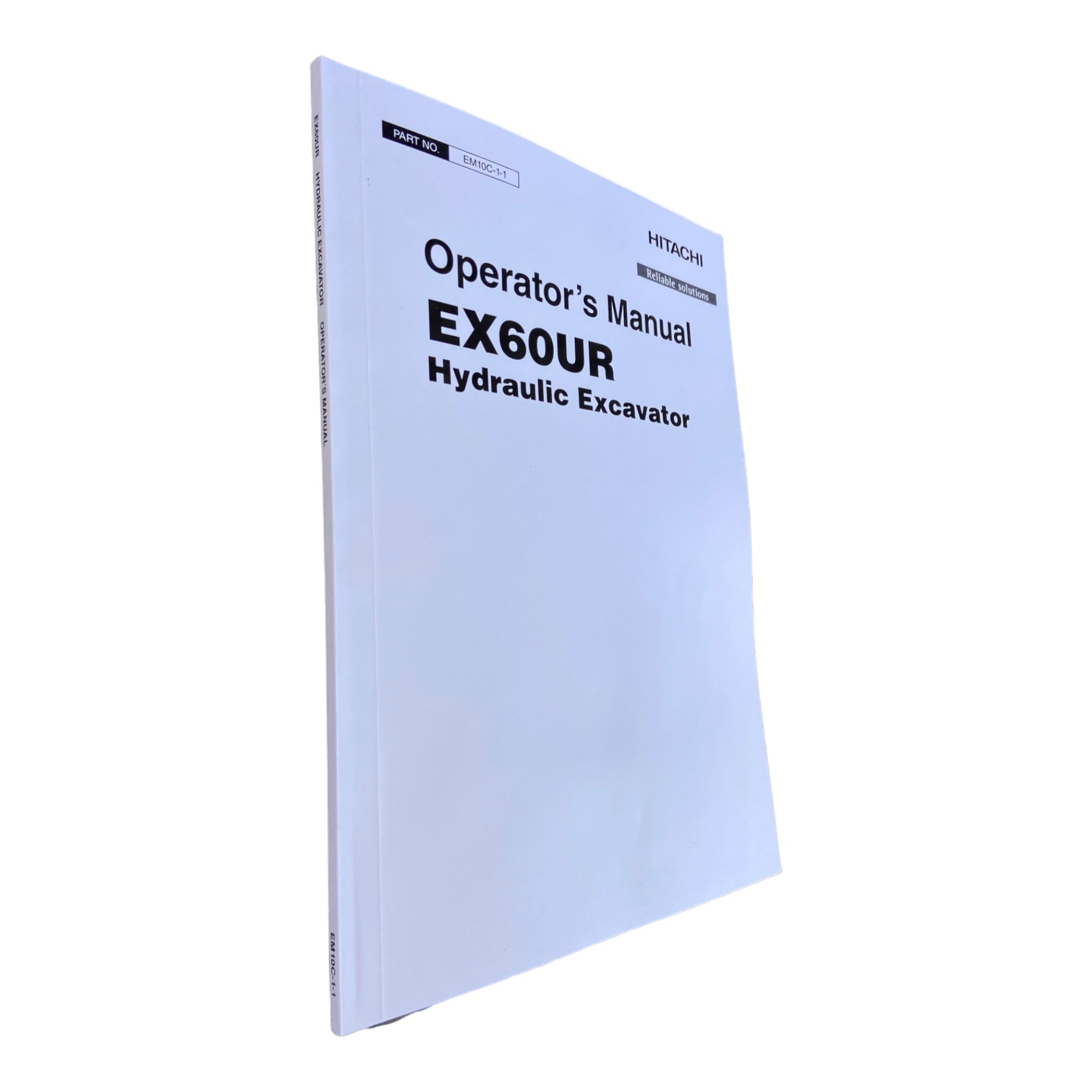 HITACHI EX60URG EXCAVATOR OPERATORS MANUAL