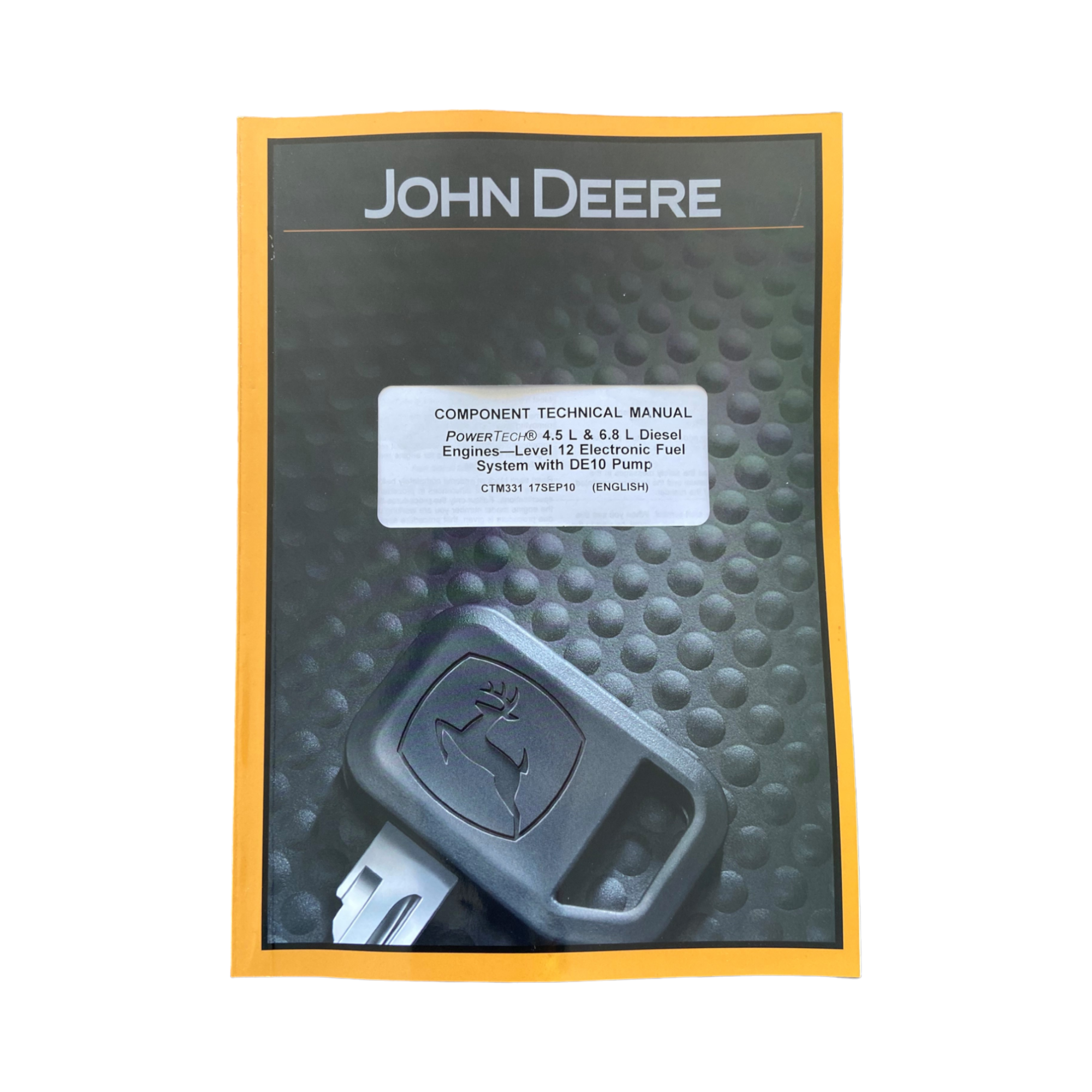 JOHN DEERE 450J ENGINE FUEL SYSTEM REPAIR SERVICE TECHNICAL MANUALS SET 2 BOOKS