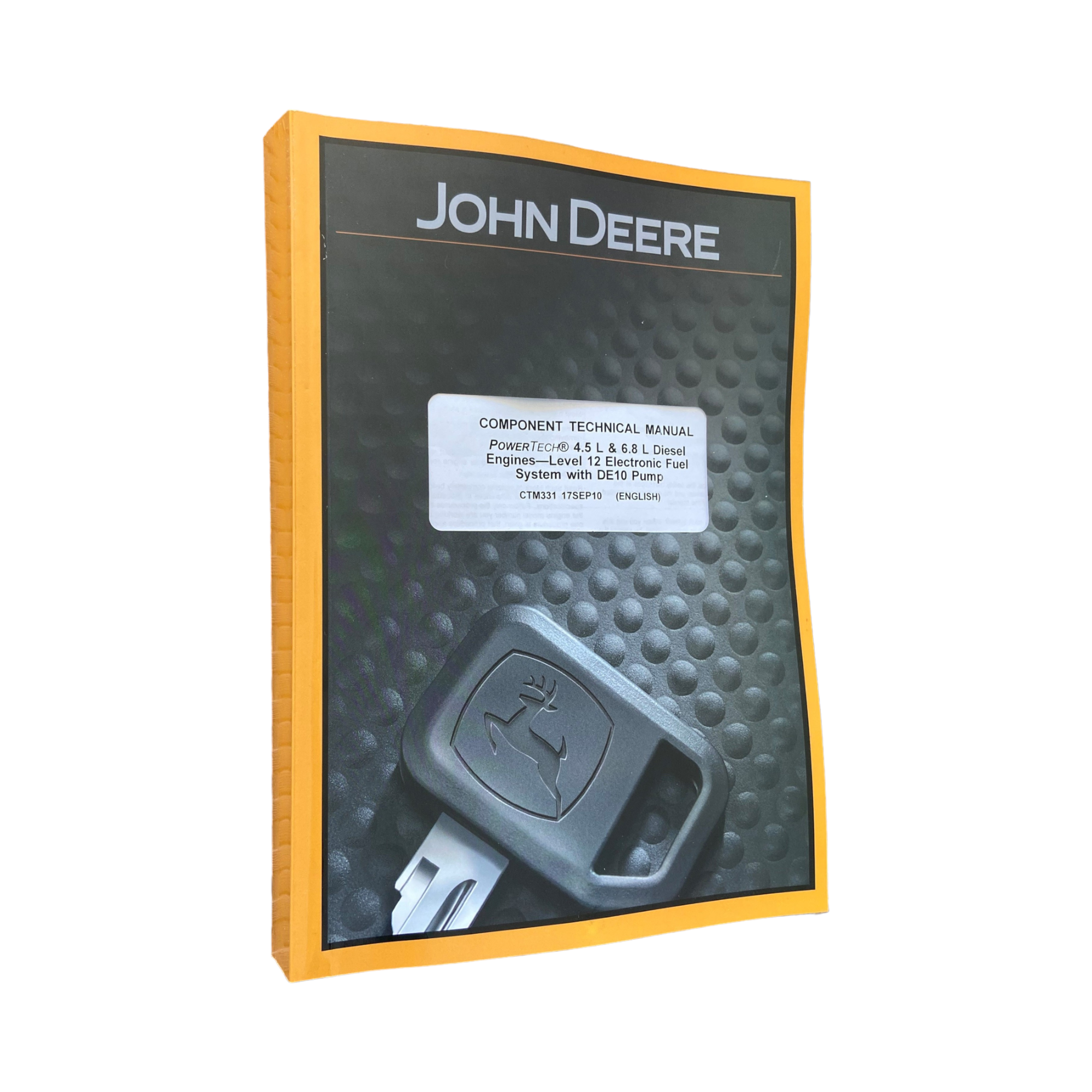 JOHN DEERE 450J ENGINE FUEL SYSTEM REPAIR SERVICE TECHNICAL MANUALS SET 2 BOOKS