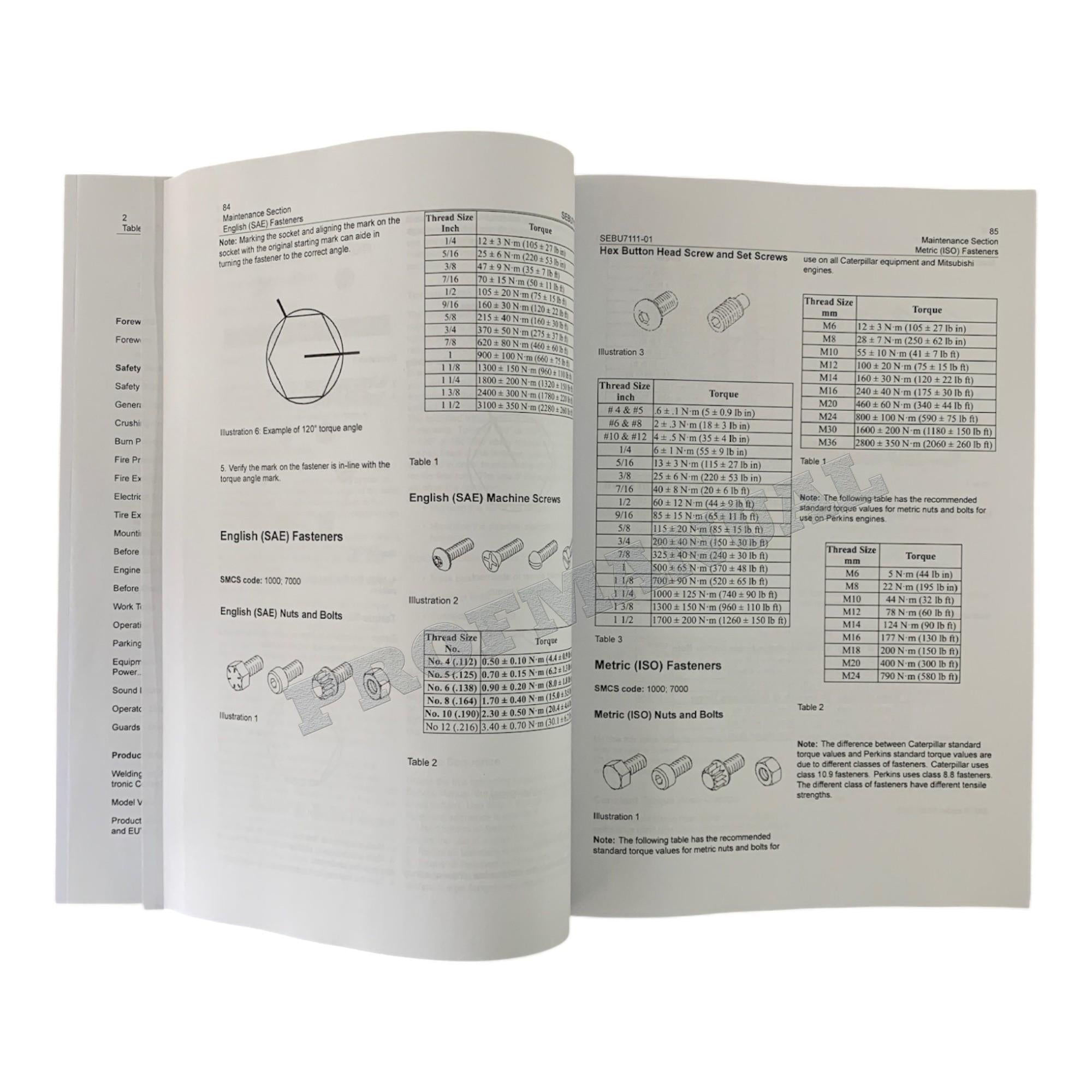 Caterpillar TH103 Telehandler Operators Maintenance Manual 3PN530-2026