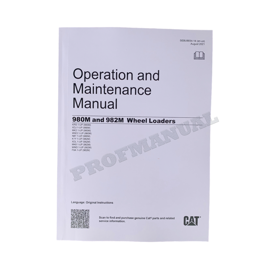 Mantenimiento de operadores de cargadoras de ruedas Caterpillar 980M y 982M