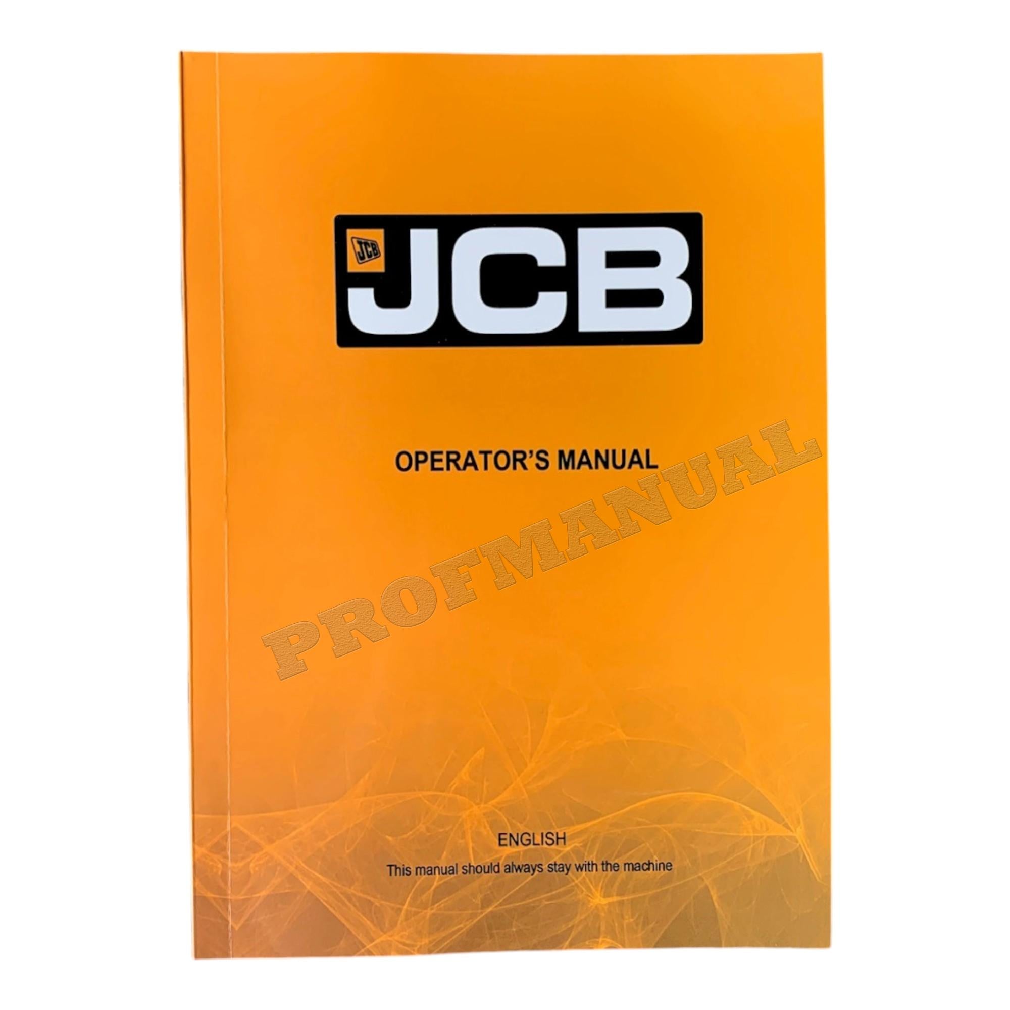 JCB 190 190T 205 205T Skid Steer Loader Operators Manual 9811_9500