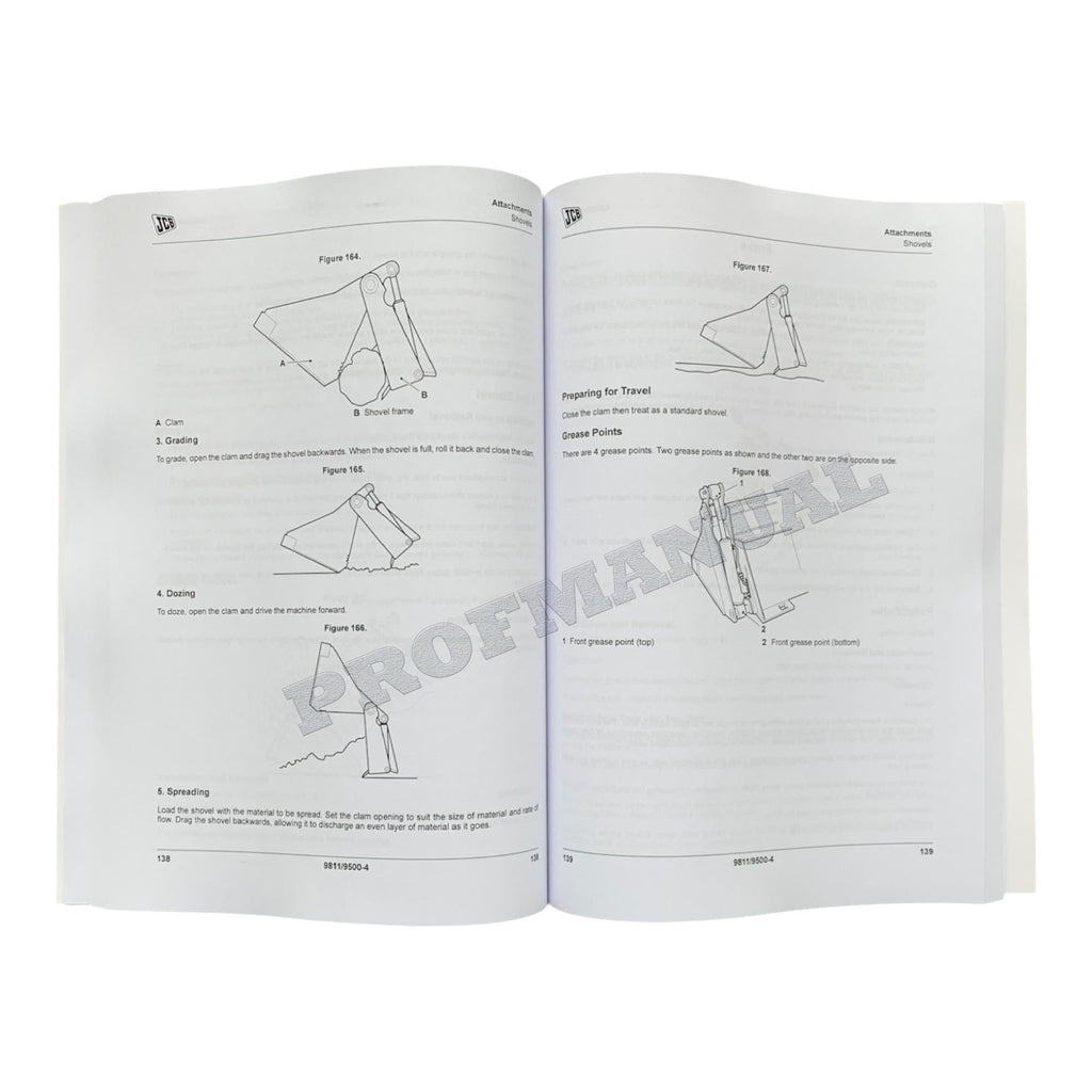 JCB 190 190T 205 205T Skid Steer Loader Operators Manual 9811_9500