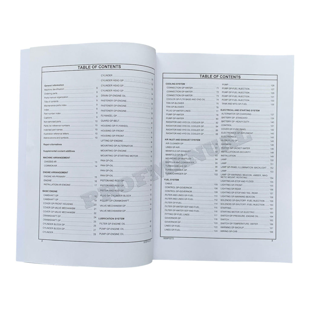 Caterpillar Cat 267 277 Multi Terrain Loader Parts Catalog Manual
