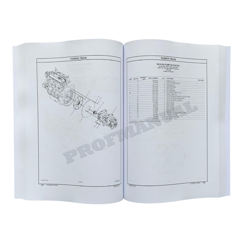 Caterpillar Cat 267 277 Multi Terrain Loader Parts Catalog Manual