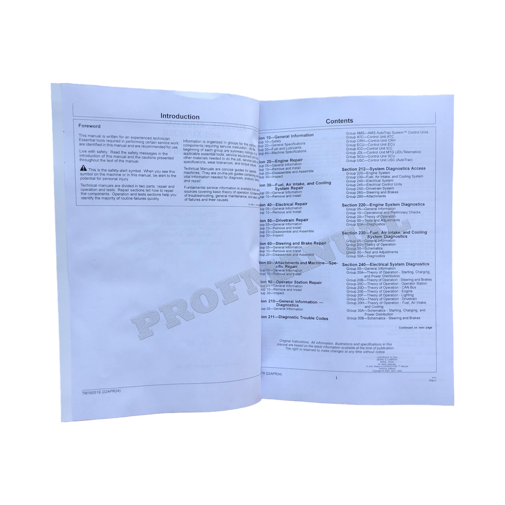 John Deere XUV835E XUV835M XUV835R Gator Utility Vehicles Service Manual + BONUS