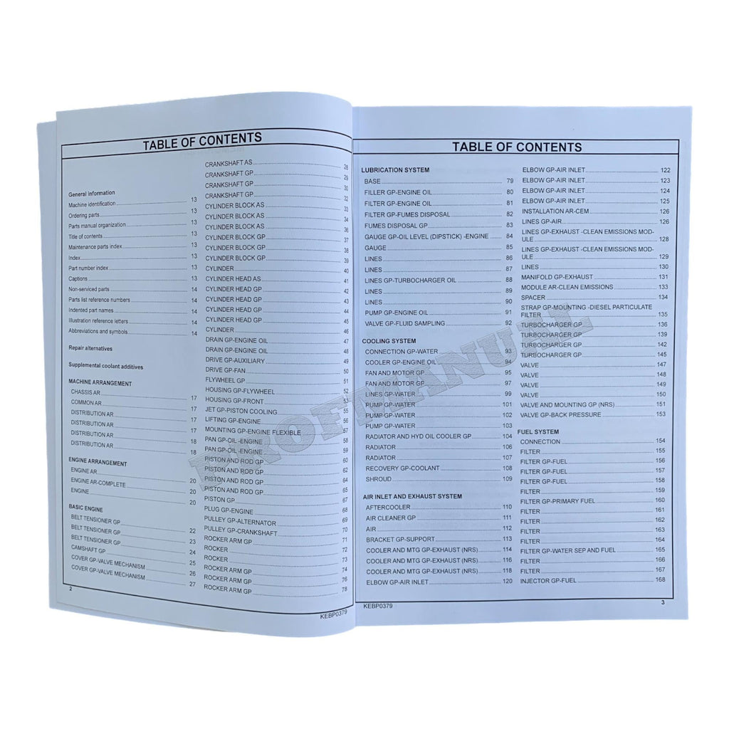 Caterpillar Cat CP56B CS56B Soil Compactor Parts Catalog Manual KEBP0379