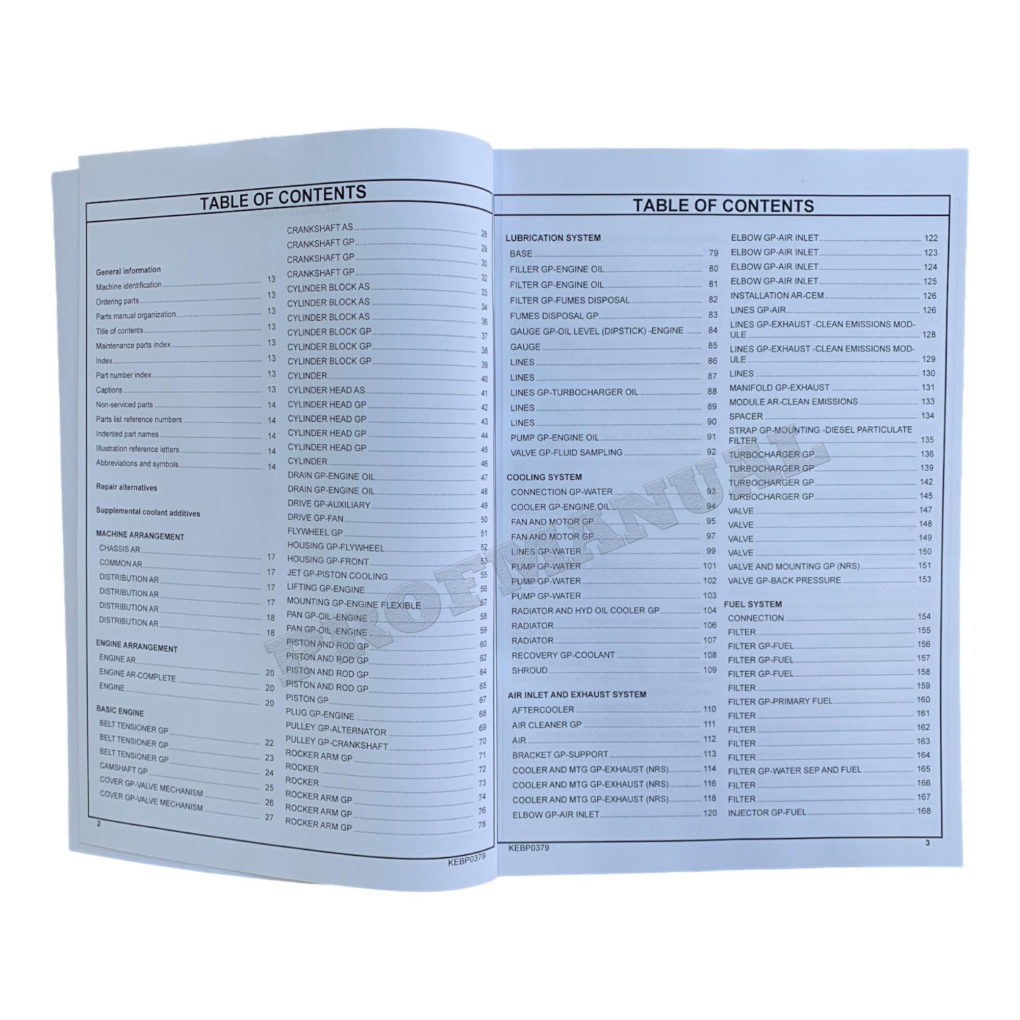 Caterpillar Cat CP56B CS56B Soil Compactor Parts Catalog Manual KEBP0379