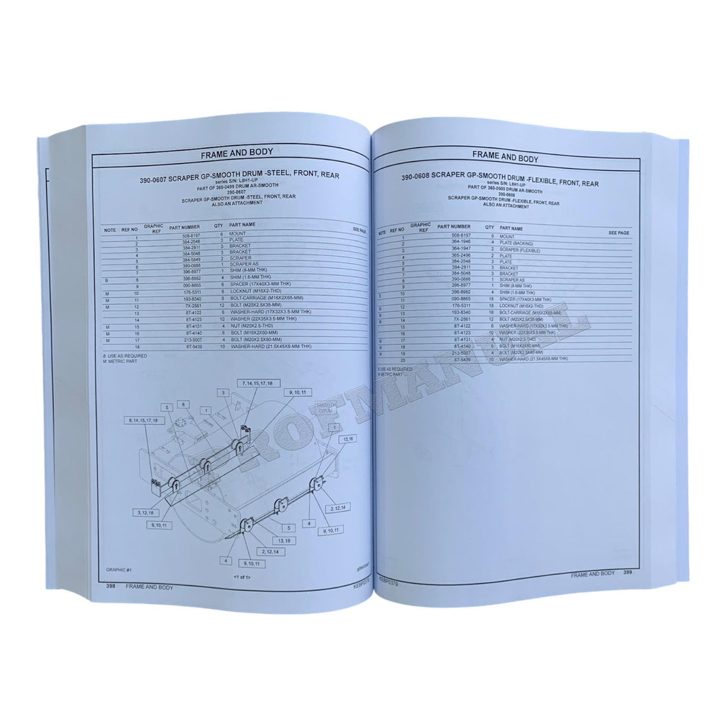 Caterpillar Cat CP56B CS56B Soil Compactor Parts Catalog Manual KEBP0379