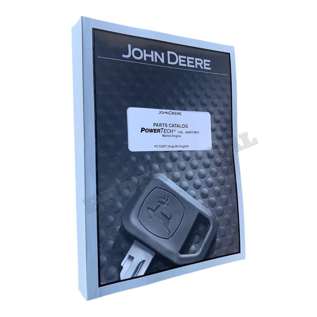 John Deere PowerTech 4.5L 4045TFM75 Marine Engine Parts Catalog Manual