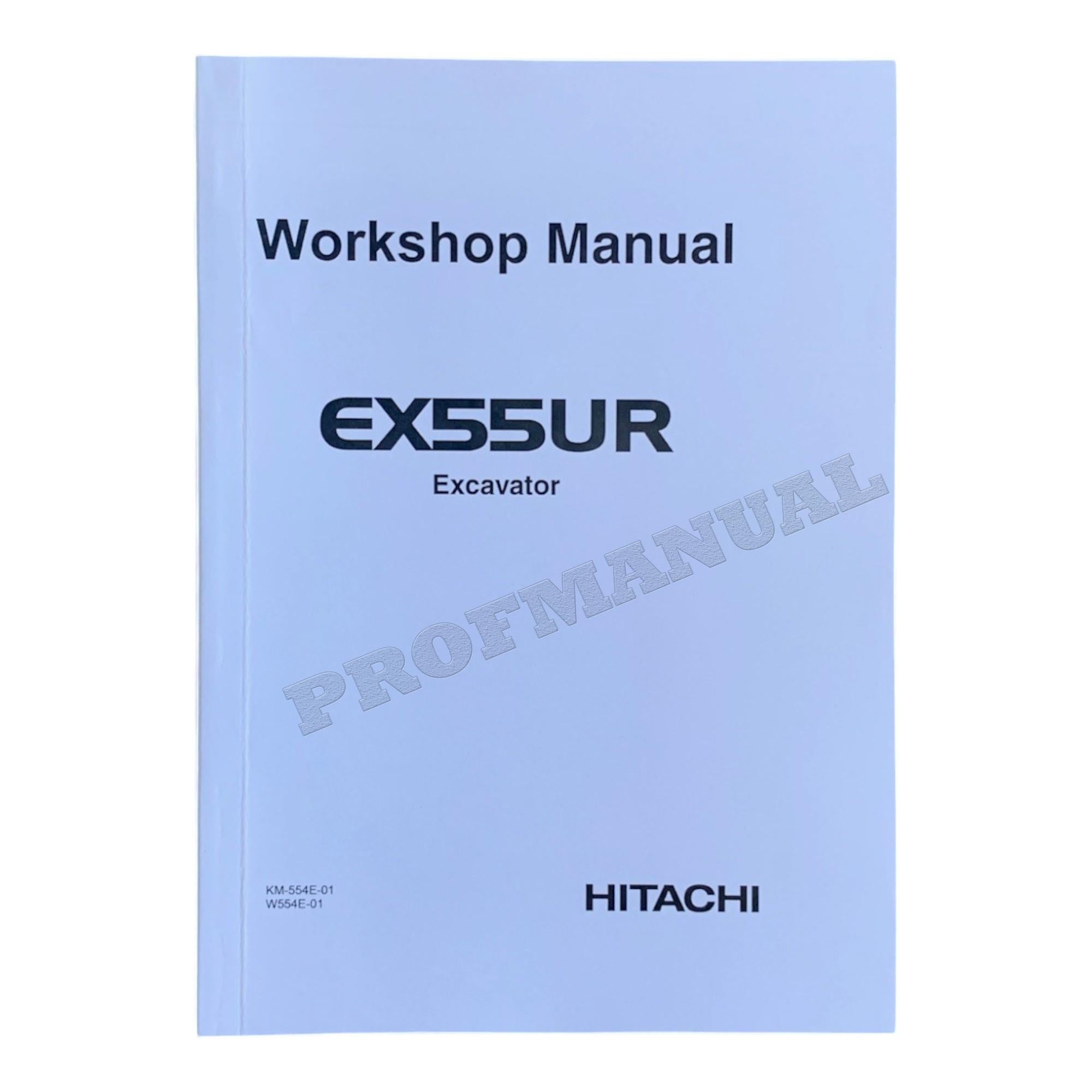 Hitachi EX55UR Excavator Workshop Repair Service manual